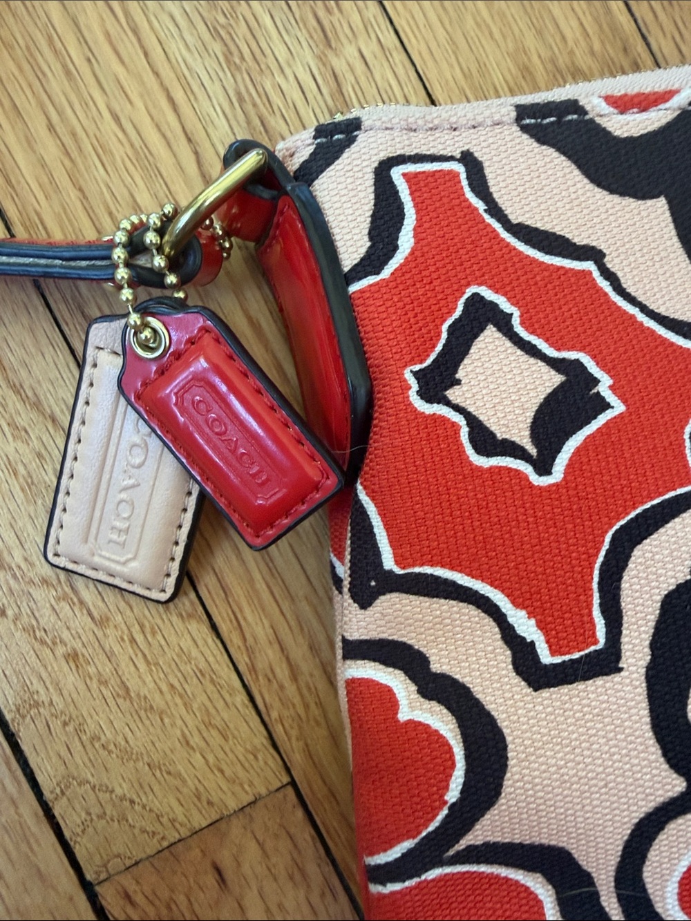 Coach Poppy Canvas Crossbody Purse - Picture 3 of 5